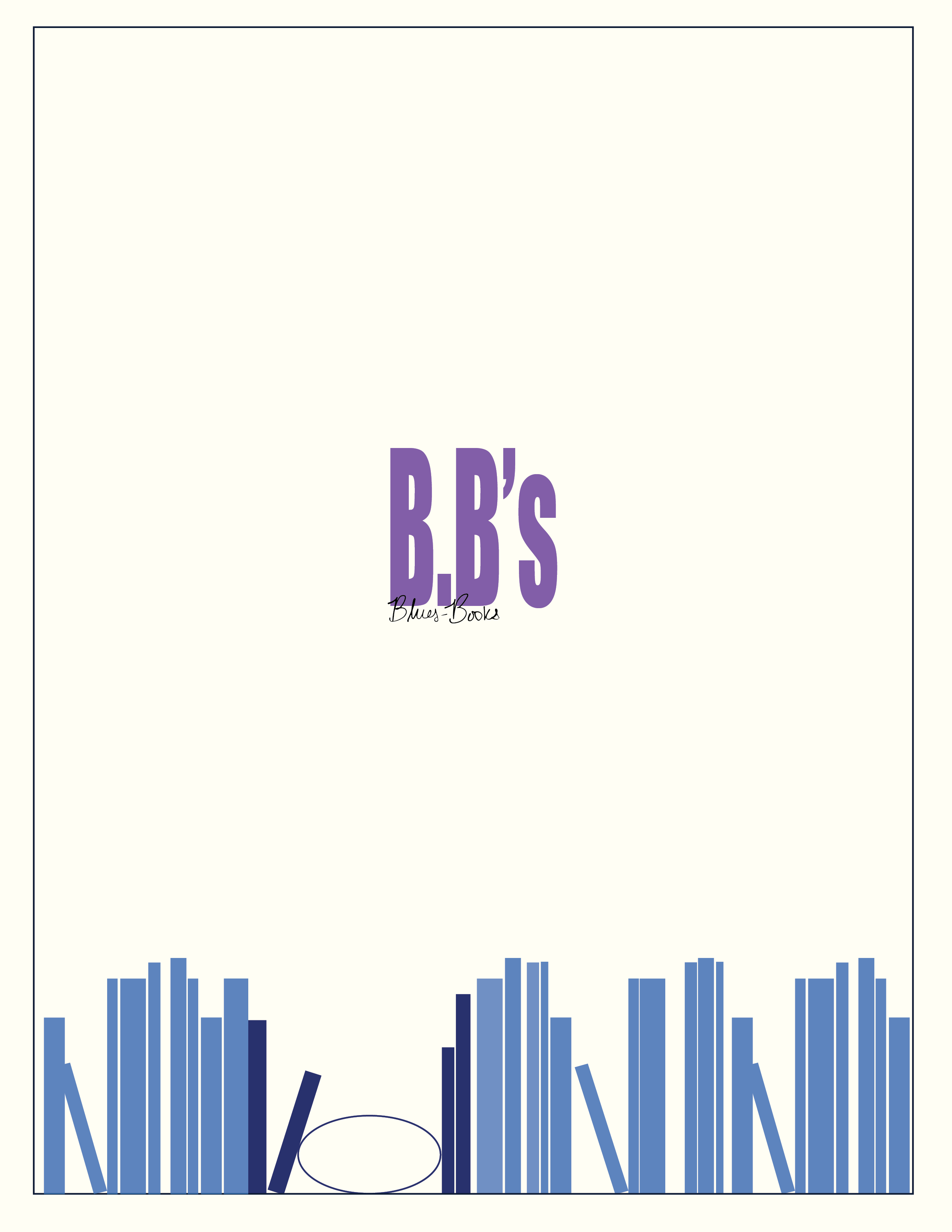 Blues Books type logo